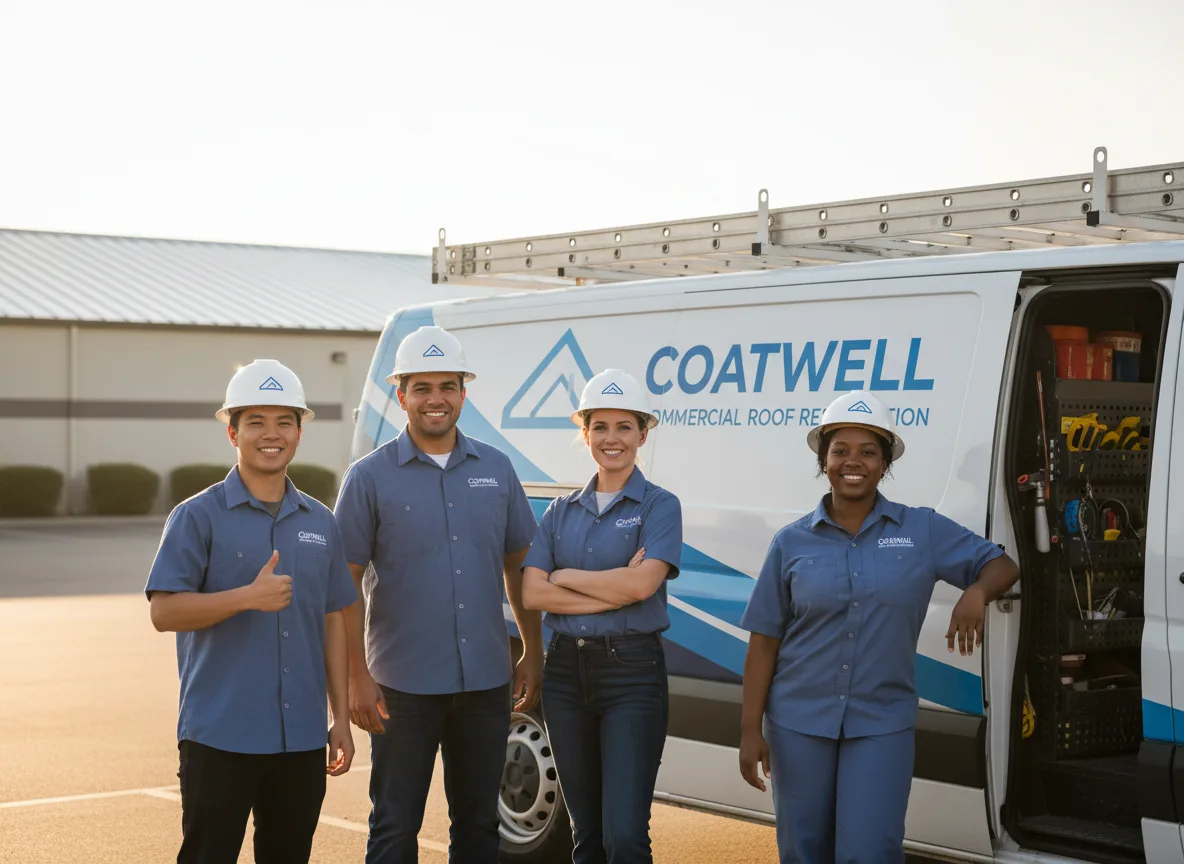 Commercial roof coating company in Ira, IA
